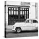 Cuba Fuerte Collection SQ BW - Havana Club and Classic Car II-Philippe Hugonnard-Stretched Canvas