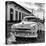 Cuba Fuerte Collection SQ BW - Plymouth Classic Car II-Philippe Hugonnard-Premier Image Canvas