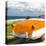 Cuba Fuerte Collection SQ - Classic Orange Car Cabriolet-Philippe Hugonnard-Premier Image Canvas