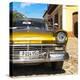Cuba Fuerte Collection SQ - Close-up of American Classic Golden Car II-Philippe Hugonnard-Stretched Canvas