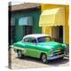 Cuba Fuerte Collection SQ - Cuban Green Taxi-Philippe Hugonnard-Stretched Canvas