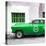 Cuba Fuerte Collection SQ - Green Pontiac 1953 Original Classic Car-Philippe Hugonnard-Stretched Canvas