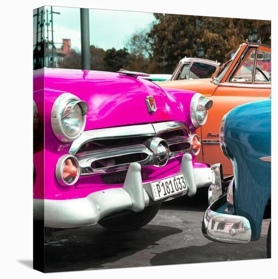 Cuba Fuerte Collection SQ - Havana Vintage Classic Cars-Philippe Hugonnard-Stretched Canvas