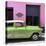 Cuba Fuerte Collection SQ - Retro Lime Green Car-Philippe Hugonnard-Stretched Canvas
