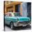 Cuba Fuerte Collection SQ - Turquoise Chevrolet Cuban-Philippe Hugonnard-Stretched Canvas