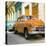 Cuba Fuerte Collection SQ - Two Chevrolet Cars Orange and Turquoise-Philippe Hugonnard-Stretched Canvas