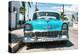 Cuba Fuerte Collection - Turquoise Chevy-Philippe Hugonnard-Premier Image Canvas