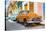 Cuba Fuerte Collection - Two Chevrolet Cars Orange and Turquoise-Philippe Hugonnard-Stretched Canvas