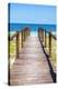 Cuba Fuerte Collection - Wooden Jetty on the Beach IV-Philippe Hugonnard-Stretched Canvas