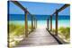Cuba Fuerte Collection - Wooden Jetty on the Beach-Philippe Hugonnard-Stretched Canvas
