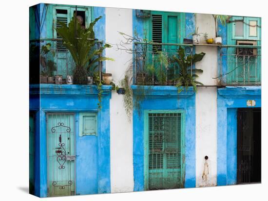 Cuba, Havana, Havana Vieja, Old Havana Buildings-Walter Bibikow-Premier Image Canvas