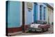 Cuba, Trinidad, Classic American Car in Historical Center-Jane Sweeney-Premier Image Canvas