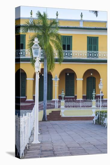 Cuba, Trinidad, Plaza Mayor, Brunet Palace Now the Museum Romantico-Jane Sweeney-Premier Image Canvas