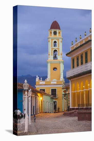 Cuba, Trinidad, Plaza Mayor, Museum Romantico and Museo National De La Lucha Contra Bandidos-Jane Sweeney-Premier Image Canvas