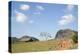 Cuba, Vinales, Valley with Tobacco Farms and Karst Hills-Merrill Images-Premier Image Canvas