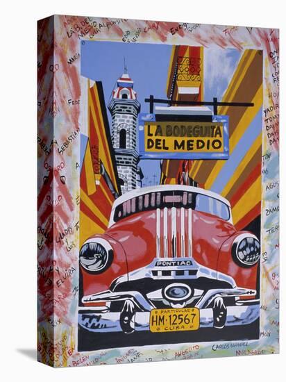 Cuban Paintings, Havana, Cuba, West Indies, Central America-Gavin Hellier-Premier Image Canvas