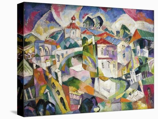 Cubist Cityscape, 1910S-Aristarkh Vasilyevich Lentulov-Premier Image Canvas