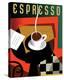 Cubist Espresso II-Eli Adams-Stretched Canvas