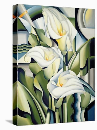 Cubist Lilies, 2002-Catherine Abel-Premier Image Canvas