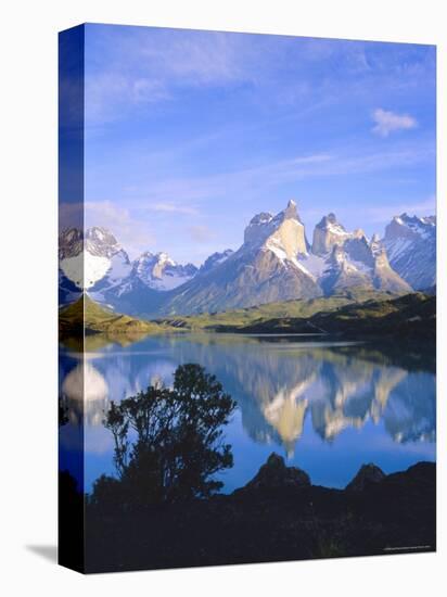 Cuernos Del Paine, 2600M, from Lago Pehoe, Patagonia, Chile-Geoff Renner-Premier Image Canvas