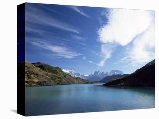 Cuernos Del Paine Rising up Above Rio Paine, Torres Del Paine National Park, Patagonia, Chile-Gavin Hellier-Premier Image Canvas