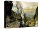 Culebra Cut, 1913 (Oil on Canvas)-Jonas Lie-Premier Image Canvas