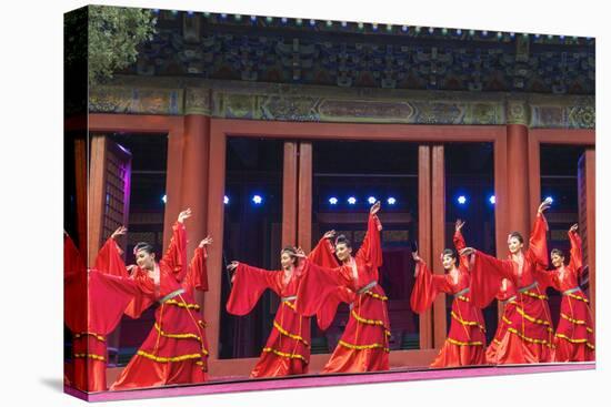 Cultural Performance in Period Costume, Beijing, China-Peter Adams-Premier Image Canvas