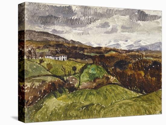 Cumberland Landscape, 1928 (Oil on Plywood)-Christopher Wood-Premier Image Canvas