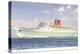 Cunard Caronia, Ocean Liner-null-Stretched Canvas