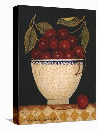Cup O Cherries-Diane Ulmer Pedersen-Stretched Canvas