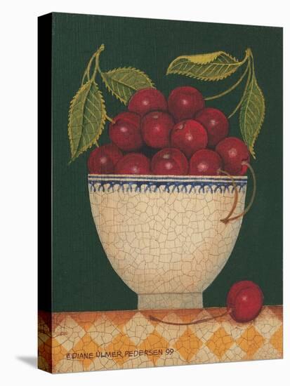 Cup O' Cherries-Diane Pedersen-Stretched Canvas