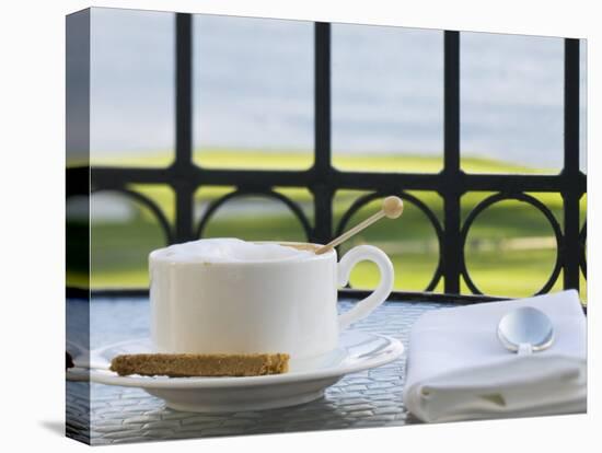 Cup of Cappuccino, Pebble Beach Golf Club, Carmel, California, USA-Rob Tilley-Premier Image Canvas