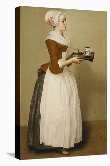 Cup of Chocolate; La Tasse Du Chocolat-Jean-Etienne Liotard-Premier Image Canvas