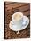 Cup of Espresso and Coffee Beans-Chris Schäfer-Premier Image Canvas
