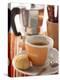 Cup of Espresso in Front of Espresso Machine-null-Premier Image Canvas