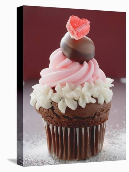 Cupcake for Valentine's Day-null-Premier Image Canvas