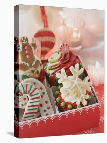 Cupcakes and Christmas Biscuits to Give as a Gift-null-Premier Image Canvas