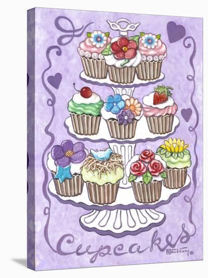 Cupcakes-Janet Kruskamp-Stretched Canvas