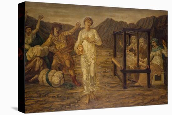 Cupid and Psyche - Palace Green Murals - Psyche Set by Venus the Task, 1881 (Oil on Canvas)-Edward Coley Burne-Jones-Premier Image Canvas