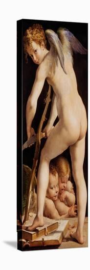 Cupid Carving a Bow, 1533/34-Parmigianino-Premier Image Canvas
