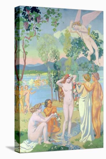 Cupid in Flight Is Struck by the Beauty of Psyche, 1908-Maurice Denis-Premier Image Canvas