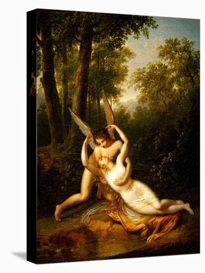 Cupid & Psyche (Oil on Canvas)-Jean Victor Bertin-Premier Image Canvas