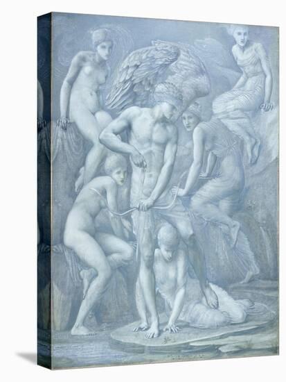 Cupid's Hunting Fields-Edward Burne-Jones-Premier Image Canvas