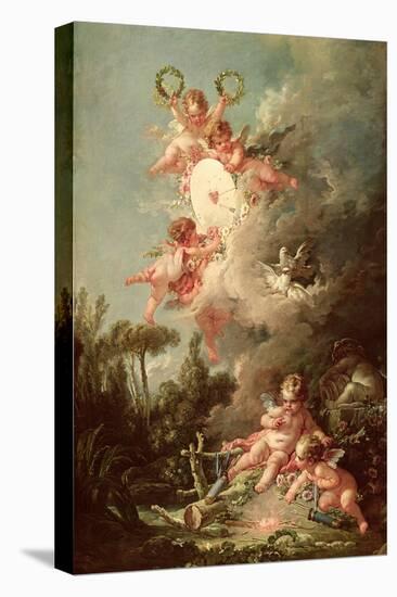 Cupid's Target, from "Les Amours Des Dieux," 1758-Francois Boucher-Premier Image Canvas