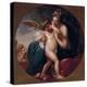 Cupid, stung by a bee, is cherished by his Mother, 1774-Benjamin West-Premier Image Canvas