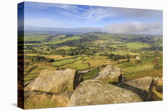 Curbar Edge, early autumn, Peak District National Park, Derbyshire, England, United Kingdom, Europe-Eleanor Scriven-Premier Image Canvas