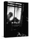 Curiosity Seekers Peering Into Kitchen Window at Alleged Mass Murderer Ed Gein's House-Frank Scherschel-Premier Image Canvas