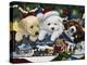 Curious Christmas Pups-Jenny Newland-Premier Image Canvas