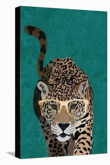 Curious green leopard-Sarah Manovski-Premier Image Canvas