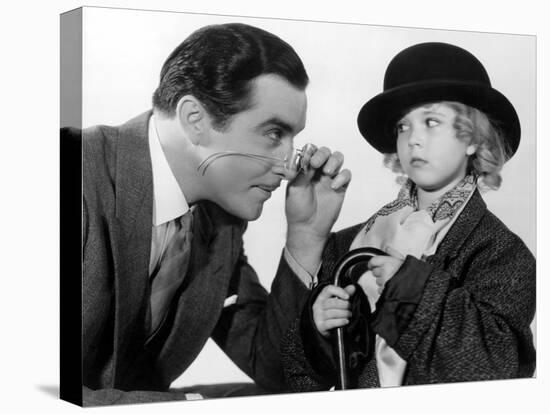 Curly Top, John Boles, Shirley Temple, 1935, Dressing Up In Father's Clothes-null-Stretched Canvas